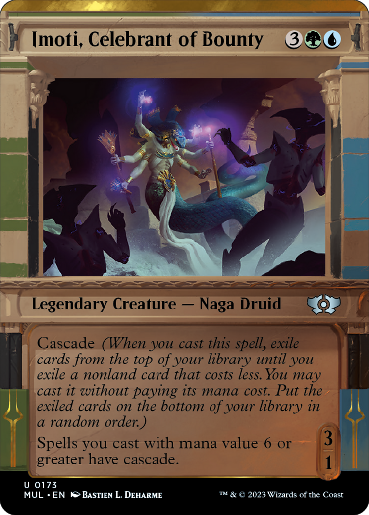 Imoti, Celebrant of Bounty (Halo Foil) [Multiverse Legends] | Galactic Gamez