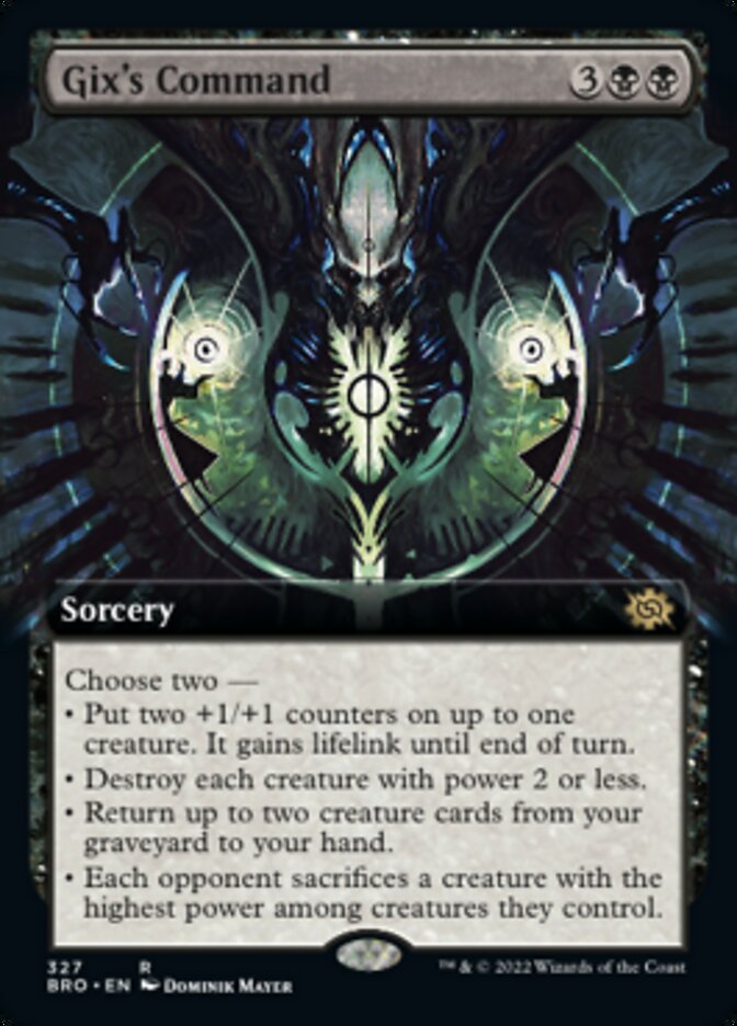 Gix's Command (Extended Art) [The Brothers' War] | Galactic Gamez
