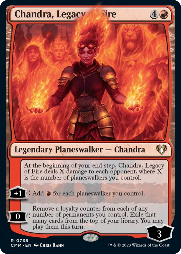 Chandra, Legacy of Fire [Commander Masters] | Galactic Gamez