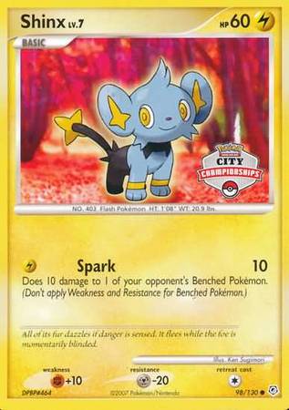 Shinx (98/130) (City Championships Promo) [Nintendo: Black Star Promos] | Galactic Gamez