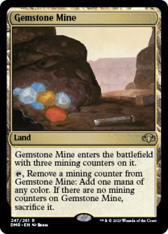 Gemstone Mine [Dominaria Remastered] | Galactic Gamez