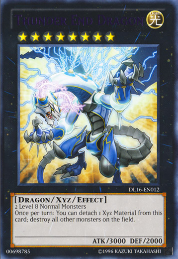 Thunder End Dragon (Purple) [DL16-EN012] Rare | Galactic Gamez