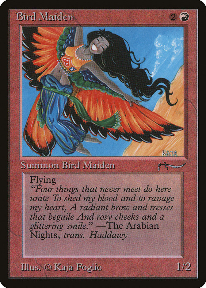 Bird Maiden (Dark Mana Cost) [Arabian Nights] | Galactic Gamez
