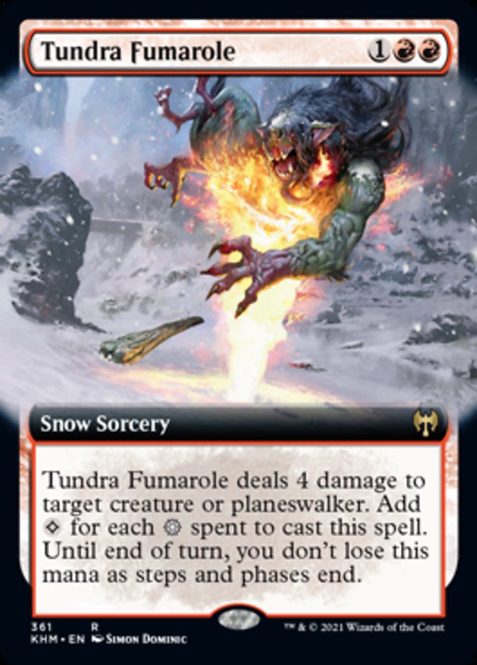 Tundra Fumarole (Extended Art) [Kaldheim] | Galactic Gamez