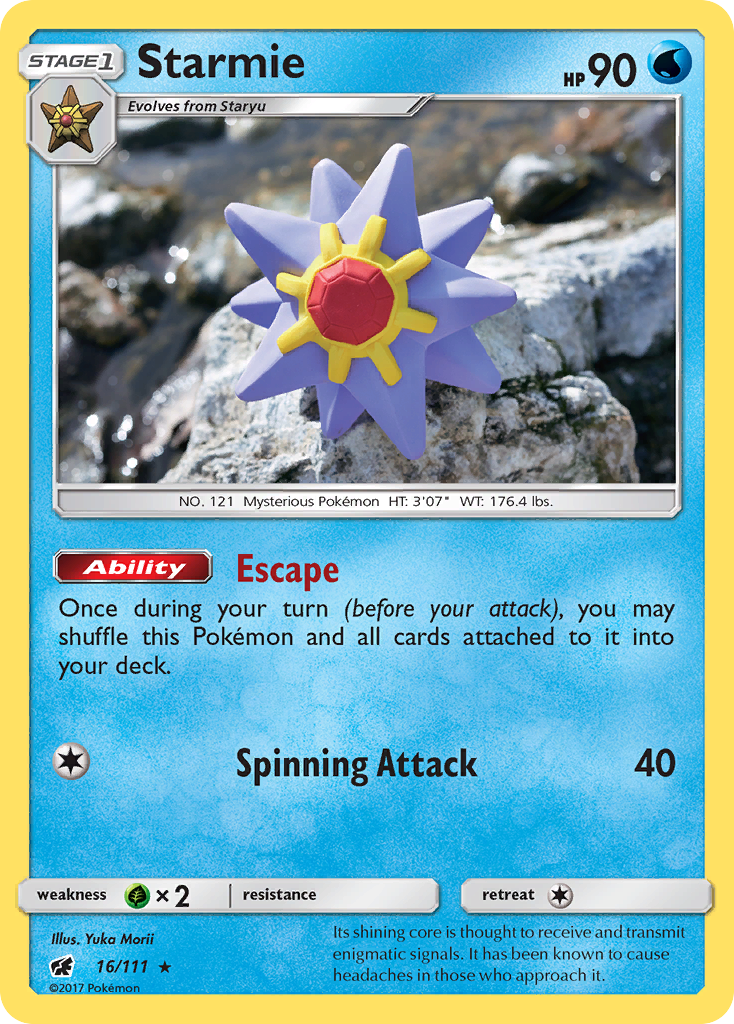 Starmie (16/111) [Sun & Moon: Crimson Invasion] | Galactic Gamez