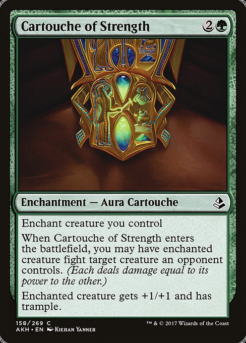 Cartouche of Strength [Amonkhet] | Galactic Gamez