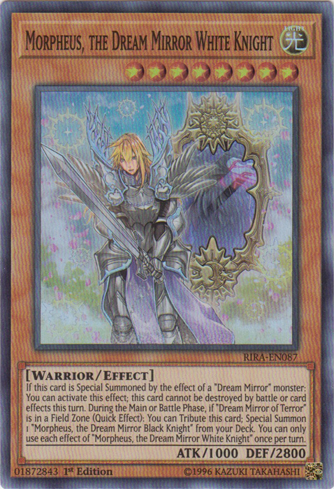 Morpheus, the Dream Mirror White Knight [RIRA-EN087] Super Rare | Galactic Gamez