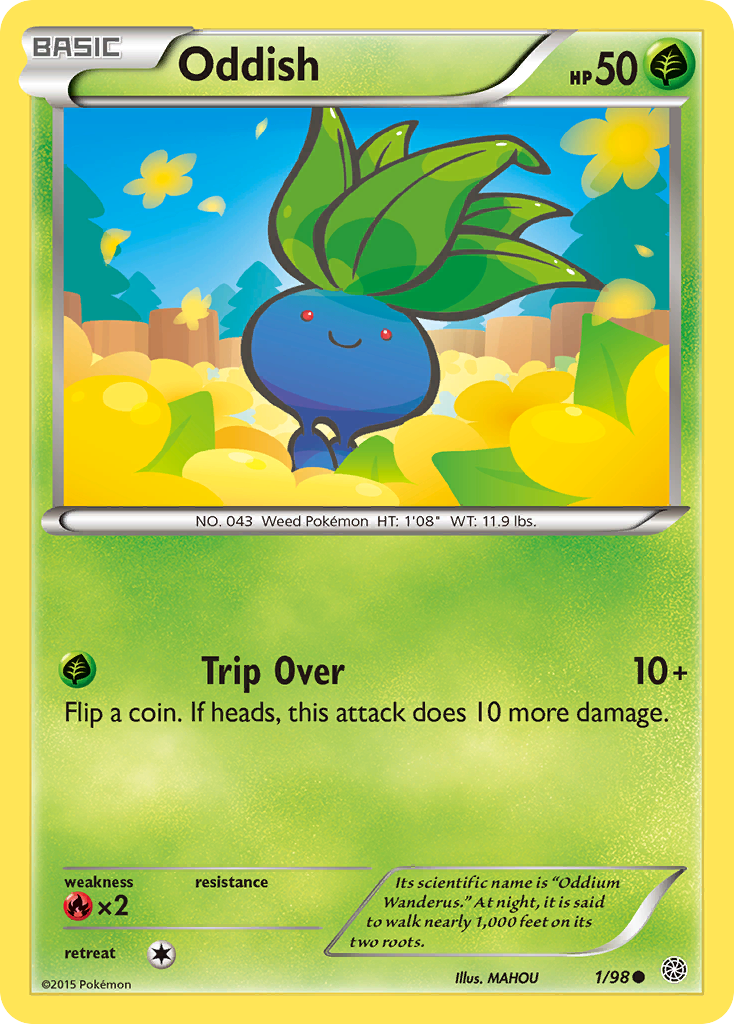 Oddish (1/98) [XY: Ancient Origins] | Galactic Gamez