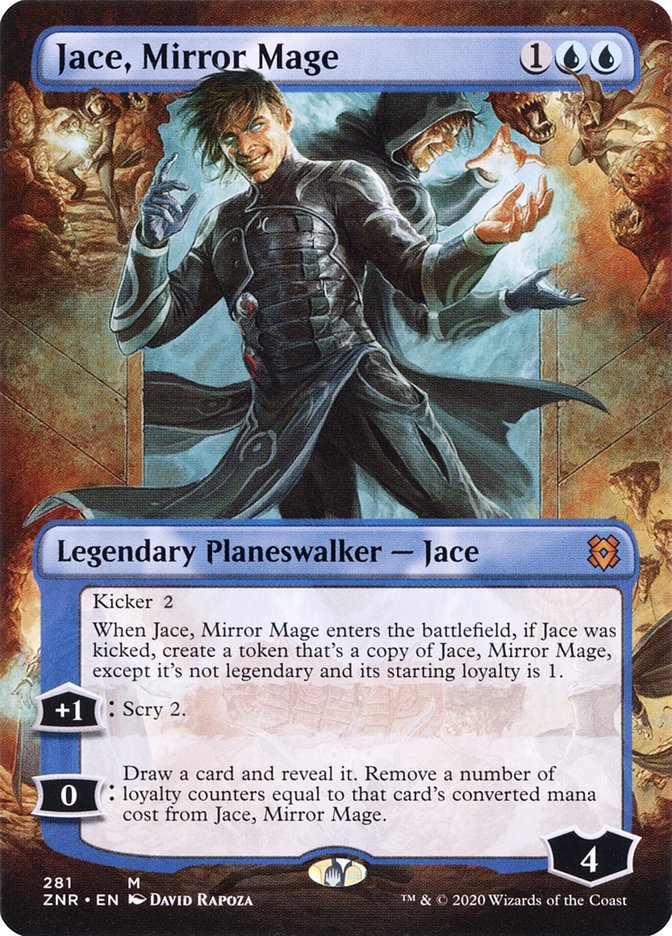 Jace, Mirror Mage (Borderless) [Zendikar Rising] | Galactic Gamez