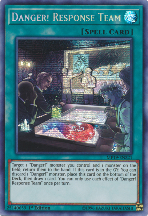 Danger! Response Team [MP19-EN221] Prismatic Secret Rare | Galactic Gamez