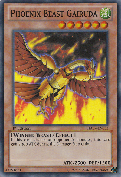 Phoenix Beast Gairuda [HA07-EN033] Super Rare | Galactic Gamez