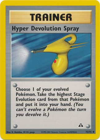 Hyper Devolution Spray (73/75) [Neo Discovery Unlimited] | Galactic Gamez