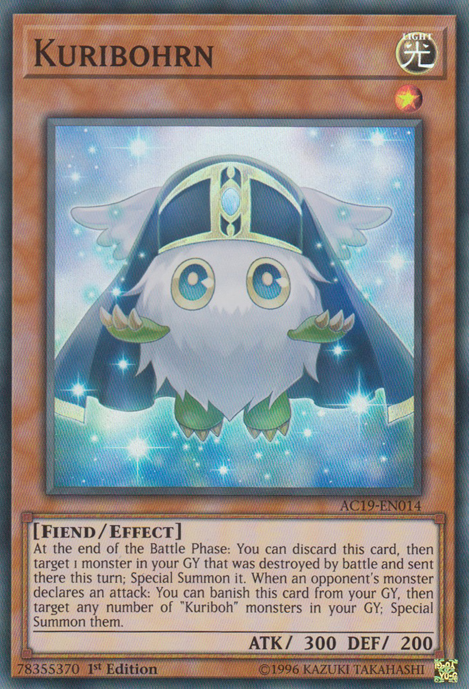 Kuribohrn [AC19-EN014] Super Rare | Galactic Gamez