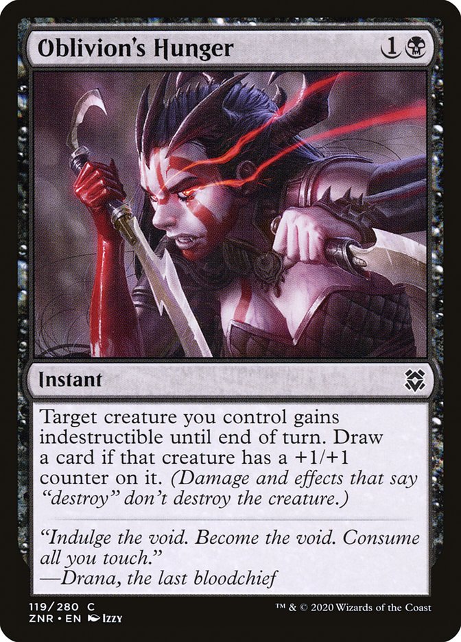 Oblivion's Hunger [Zendikar Rising] | Galactic Gamez