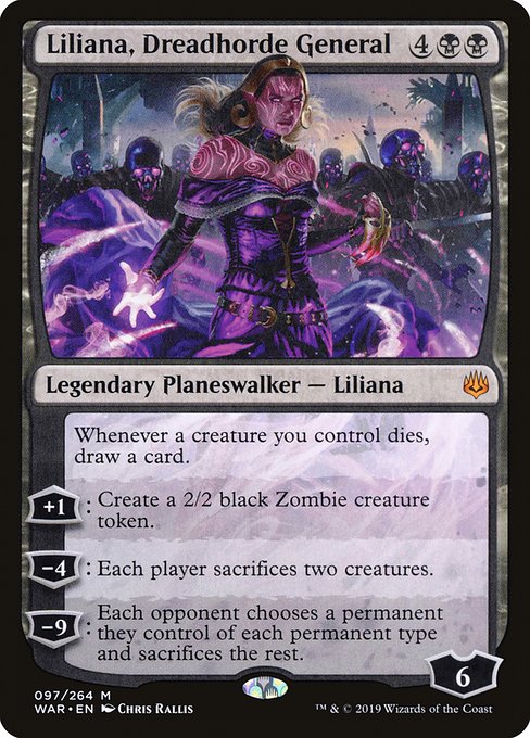 Liliana, Dreadhorde General [War of the Spark] | Galactic Gamez