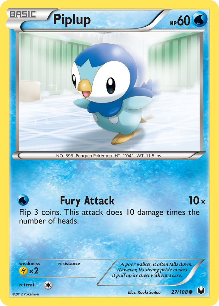 Piplup (27/108) [Black & White: Dark Explorers] | Galactic Gamez