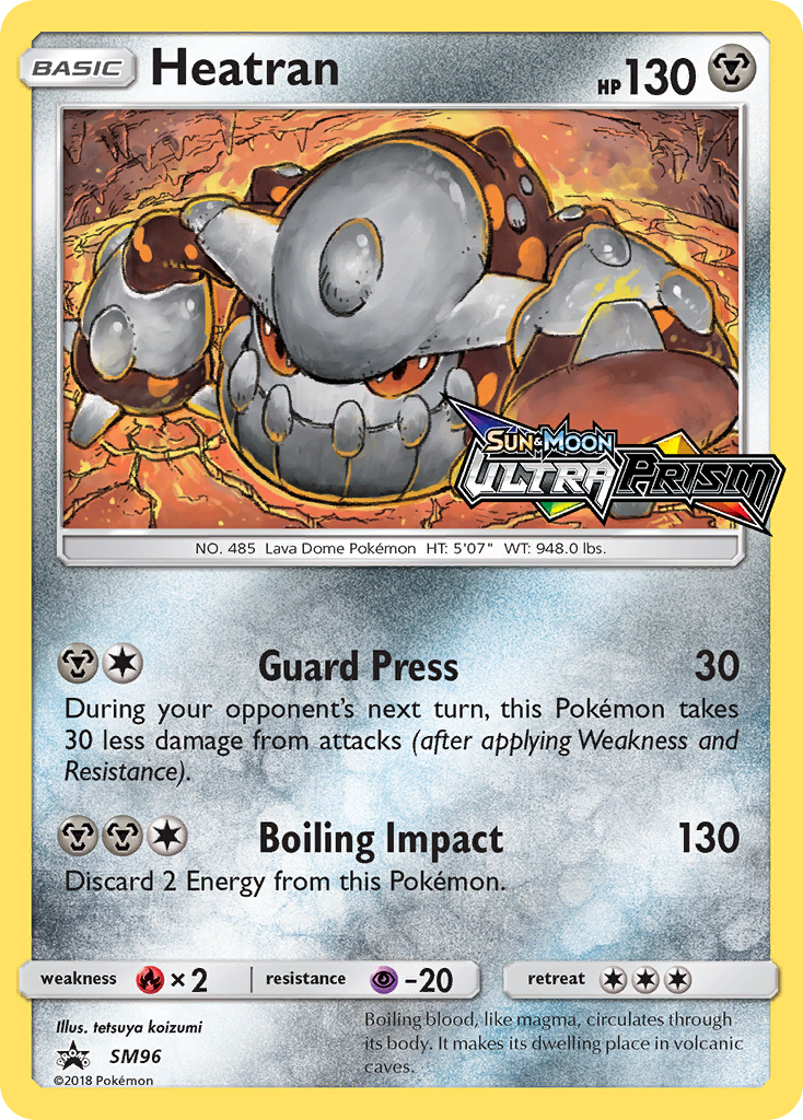 Heatran (SM96) [Sun & Moon: Black Star Promos] | Galactic Gamez