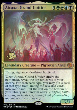 Atraxa, Grand Unifier [Phyrexia: All Will Be One Prerelease Promos] | Galactic Gamez