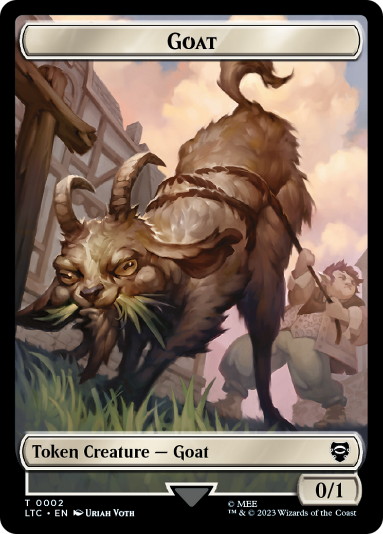 Bird // Goat Token [The Lord of the Rings: Tales of Middle-Earth Commander Tokens] | Galactic Gamez