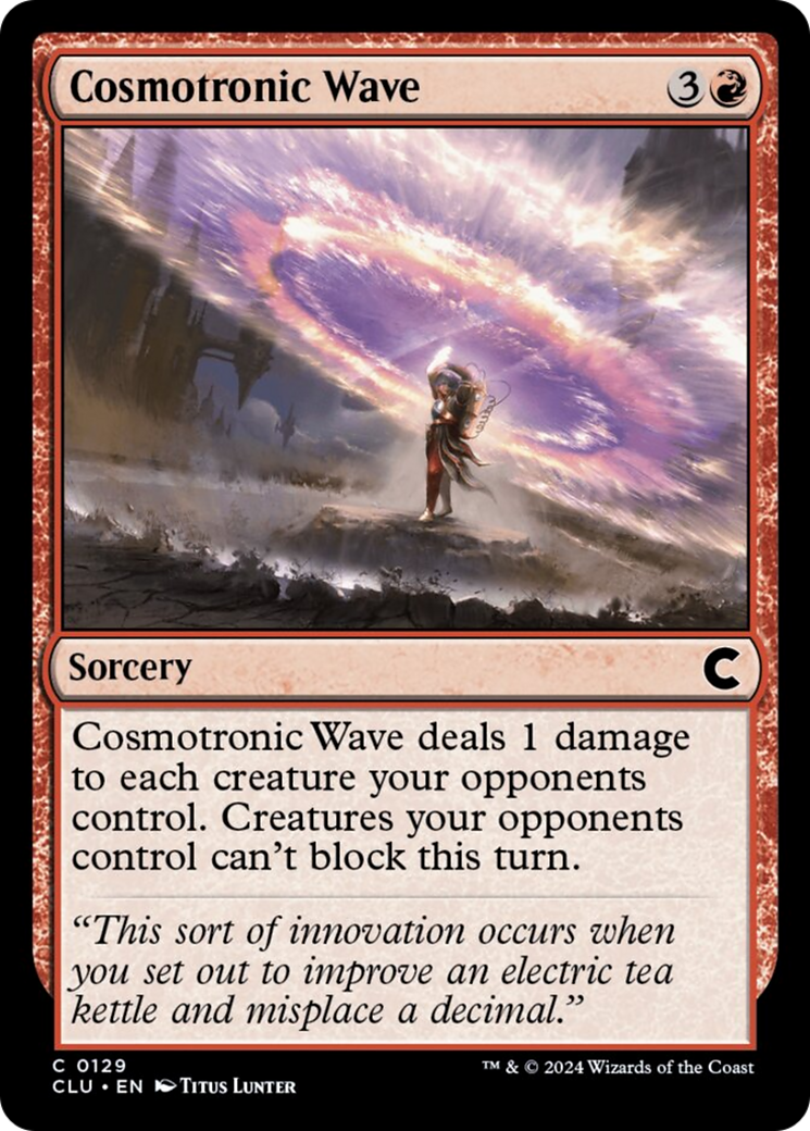 Cosmotronic Wave [Ravnica: Clue Edition] | Galactic Gamez