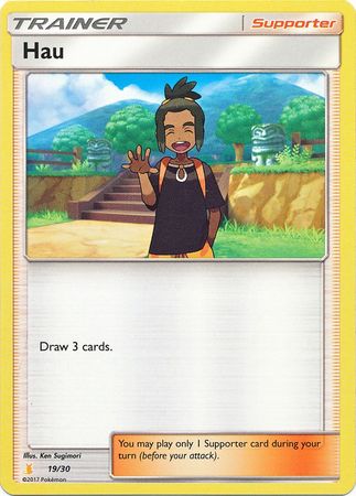 Hau (19/30) [Sun & Moon: Trainer Kit - Alolan Raichu] | Galactic Gamez