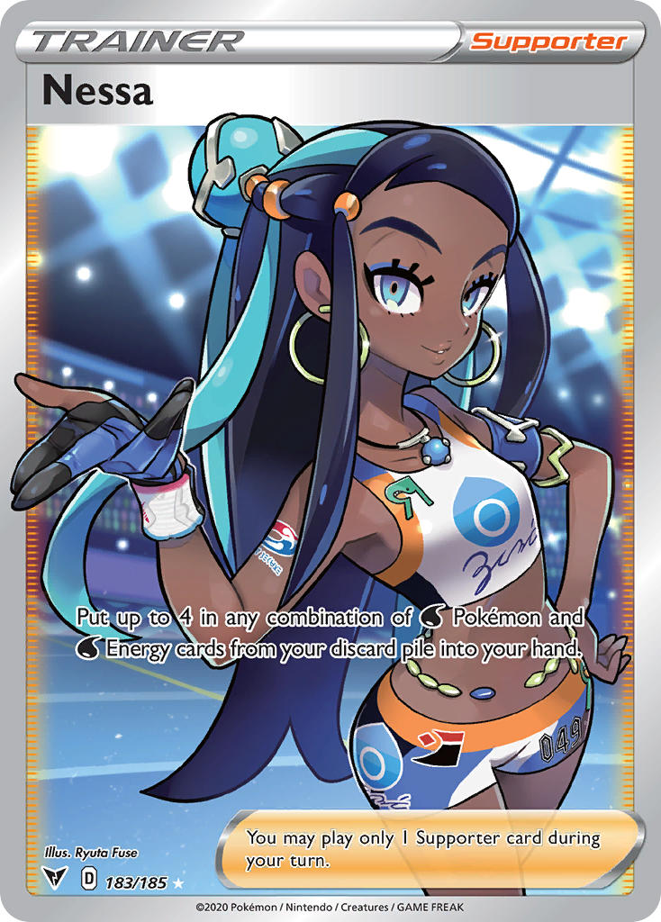 Nessa (183/185) [Sword & Shield: Vivid Voltage] | Galactic Gamez