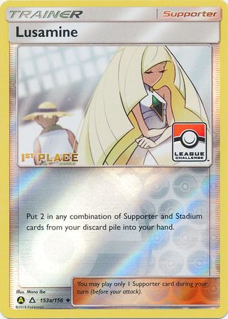 Lusamine (153a/156) (League Challenge Alt Art 1st Place) [Sun & Moon: Ultra Prism] | Galactic Gamez