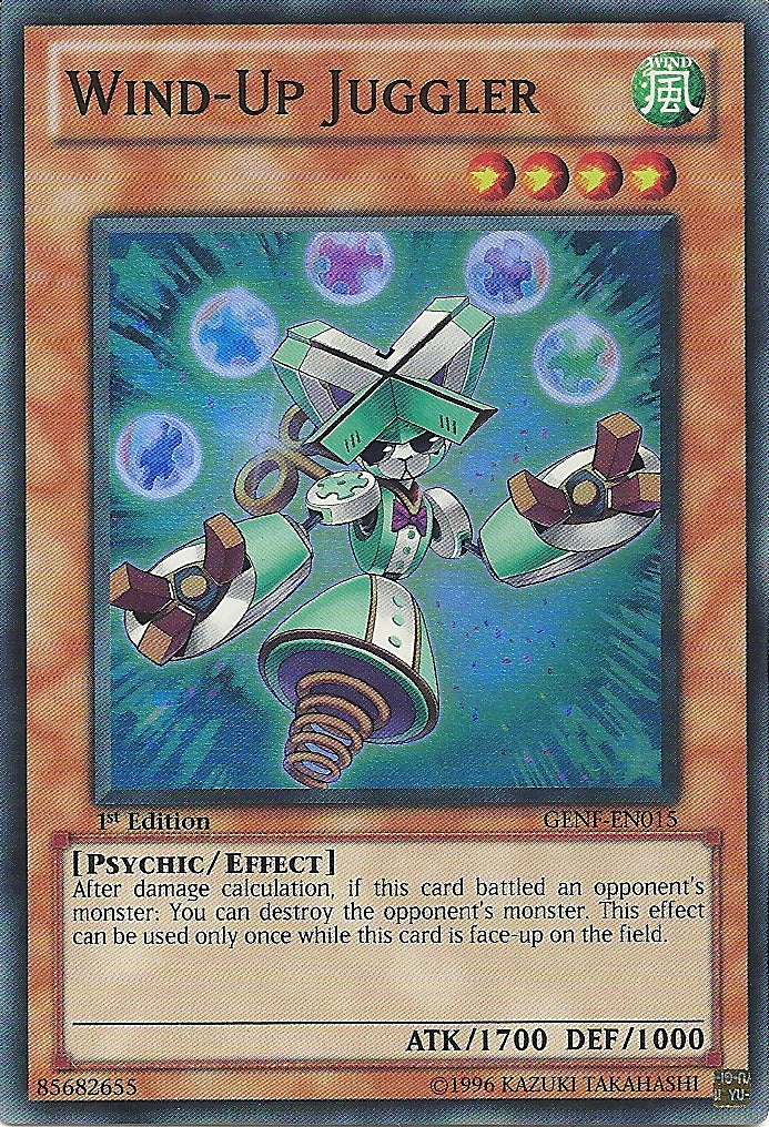 Wind-Up Juggler [GENF-EN015] Super Rare | Galactic Gamez