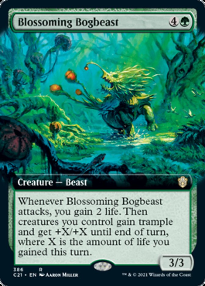 Blossoming Bogbeast (Extended) [Commander 2021] | Galactic Gamez