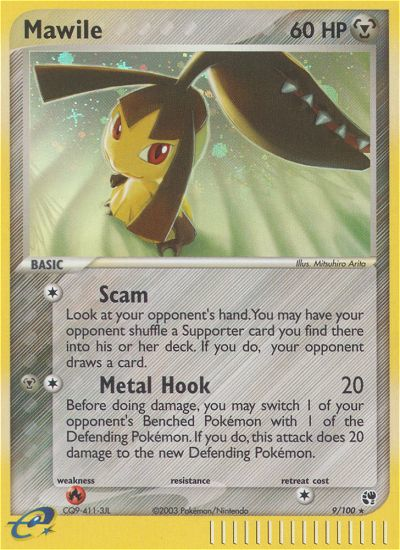 Mawile (9/100) [EX: Sandstorm] | Galactic Gamez