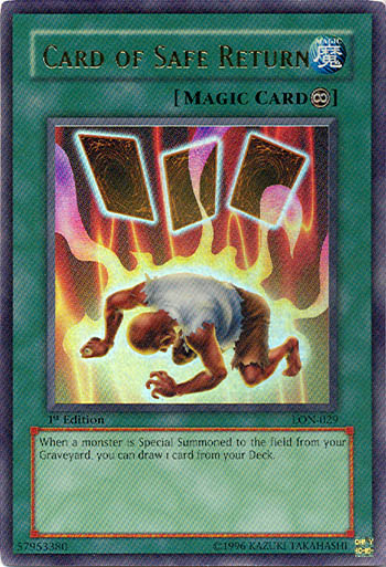 Card of Safe Return [LON-029] Ultra Rare | Galactic Gamez