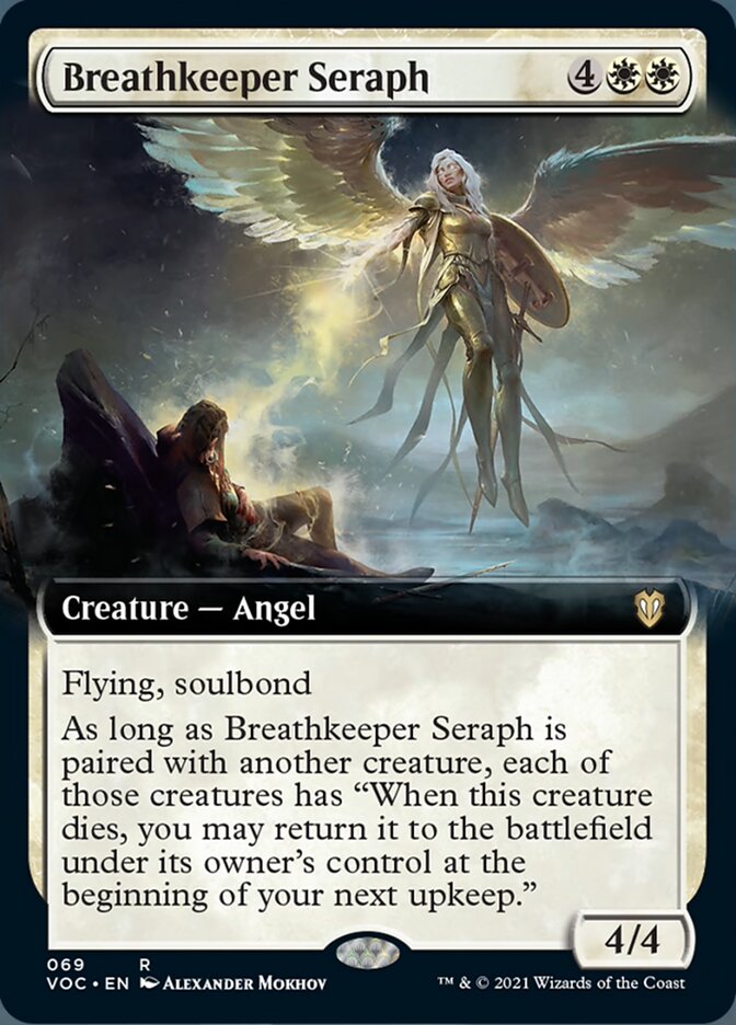 Breathkeeper Seraph (Extended) [Innistrad: Crimson Vow Commander] | Galactic Gamez