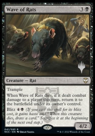 Wave of Rats (Promo Pack) [Streets of New Capenna Commander Promos] | Galactic Gamez