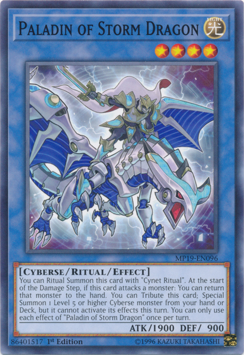 Paladin of Storm Dragon [MP19-EN096] Common | Galactic Gamez