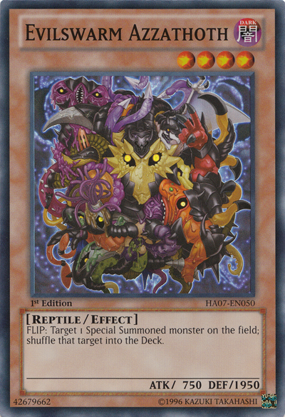 Evilswarm Azzathoth [HA07-EN050] Super Rare | Galactic Gamez