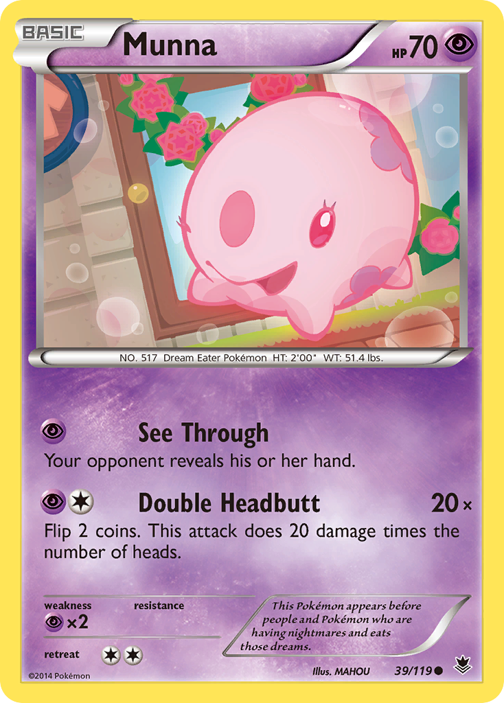 Munna (39/119) [XY: Phantom Forces] | Galactic Gamez