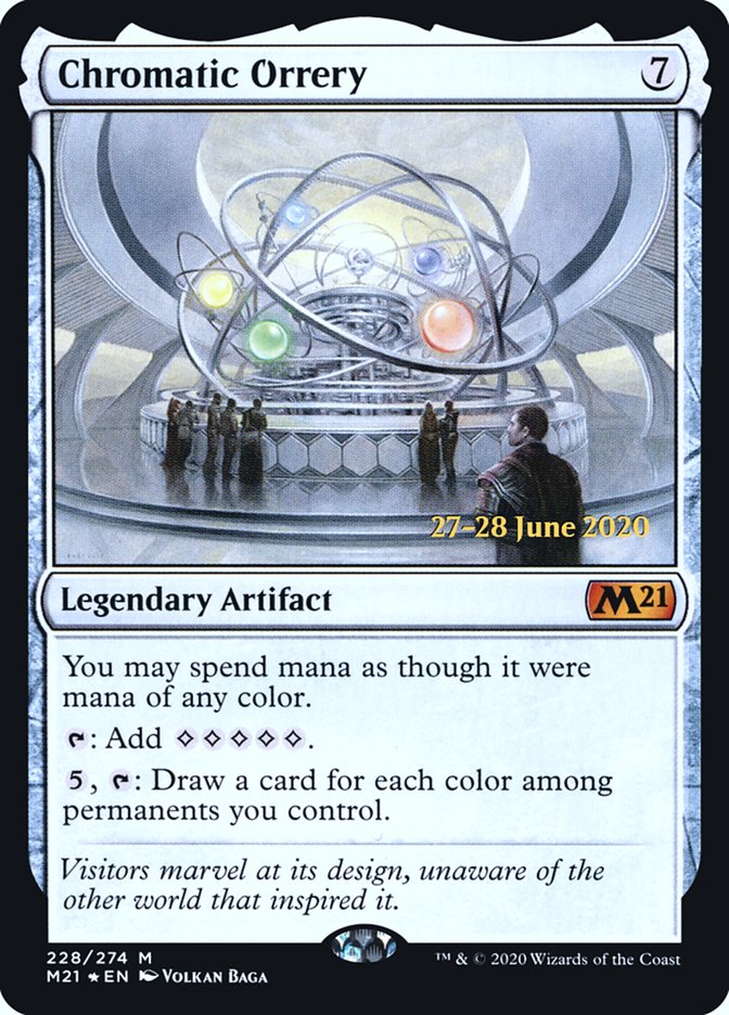 Chromatic Orrery  [Core Set 2021 Prerelease Promos] | Galactic Gamez