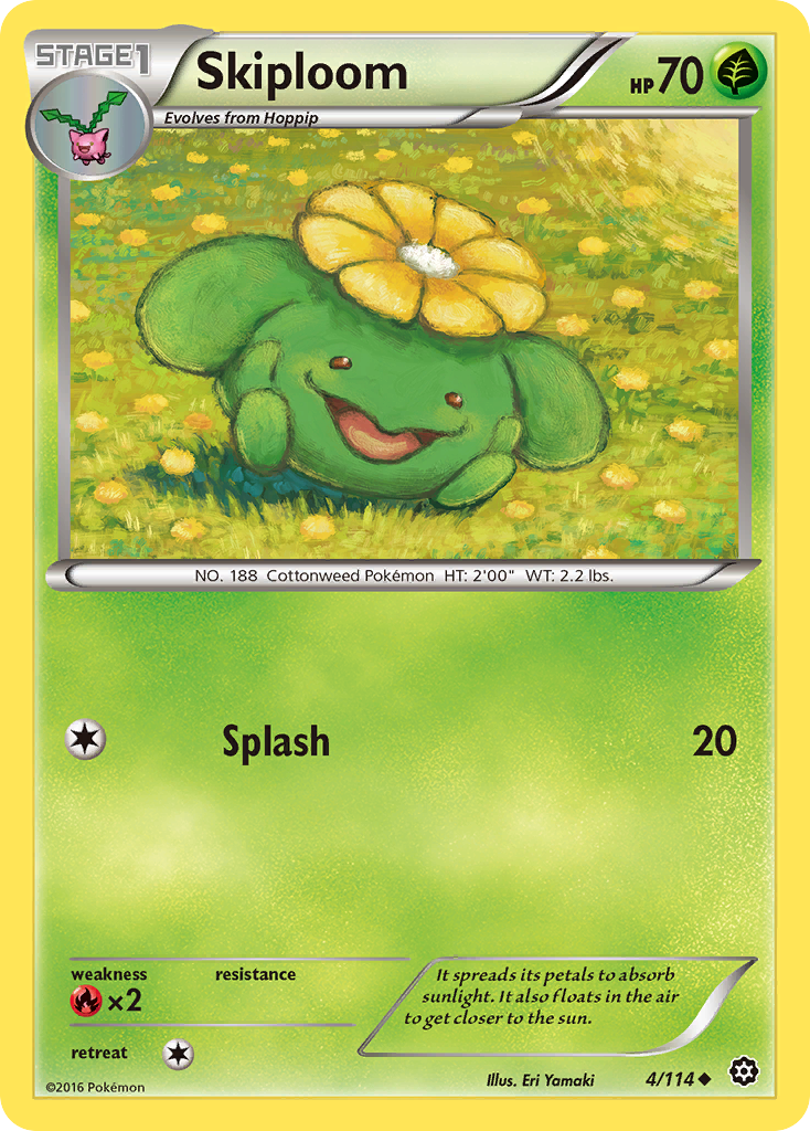 Skiploom (4/114) [XY: Steam Siege] | Galactic Gamez