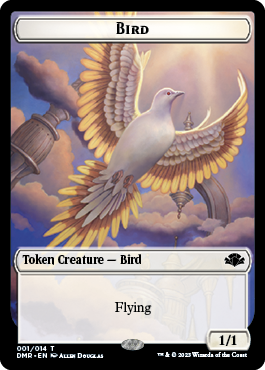 Zombie // Bird Double-Sided Token [Dominaria Remastered Tokens] | Galactic Gamez