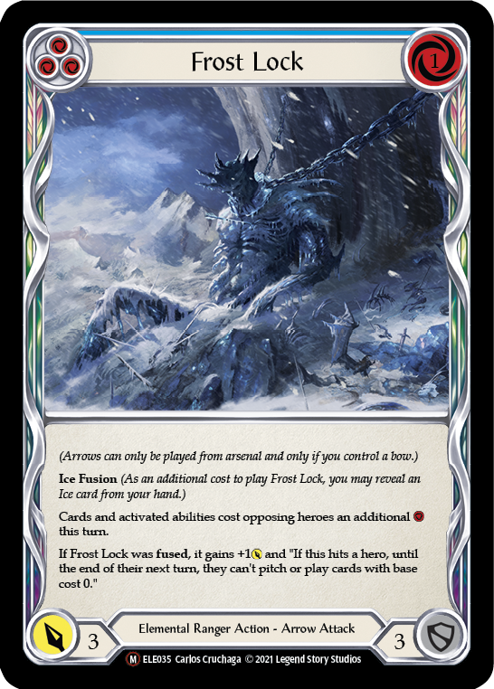 Frost Lock [U-ELE035] Unlimited Rainbow Foil | Galactic Gamez