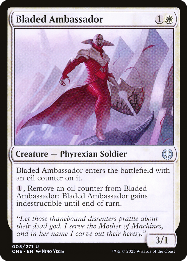 Bladed Ambassador [Phyrexia: All Will Be One] | Galactic Gamez