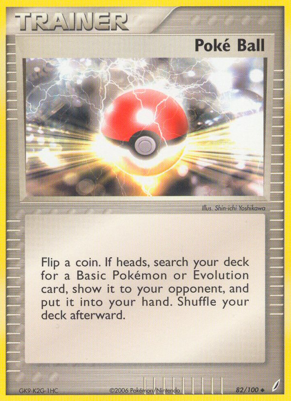 Poke Ball (82/100) [EX: Crystal Guardians] | Galactic Gamez