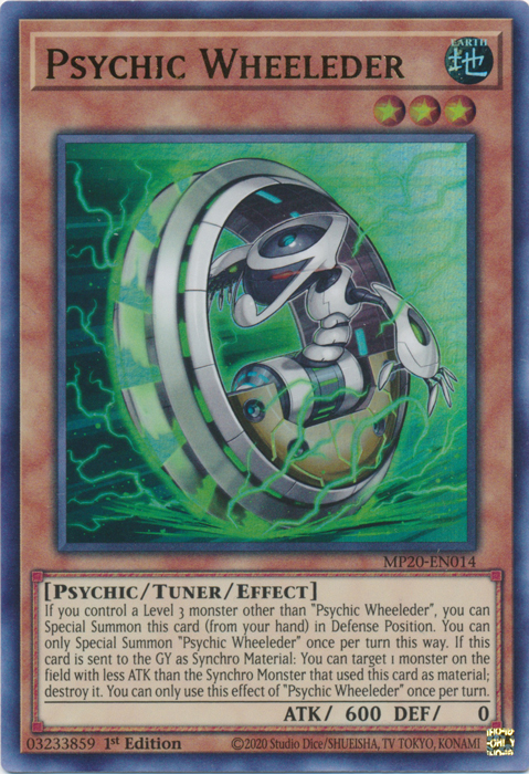 Psychic Wheeleder [MP20-EN014] Ultra Rare | Galactic Gamez