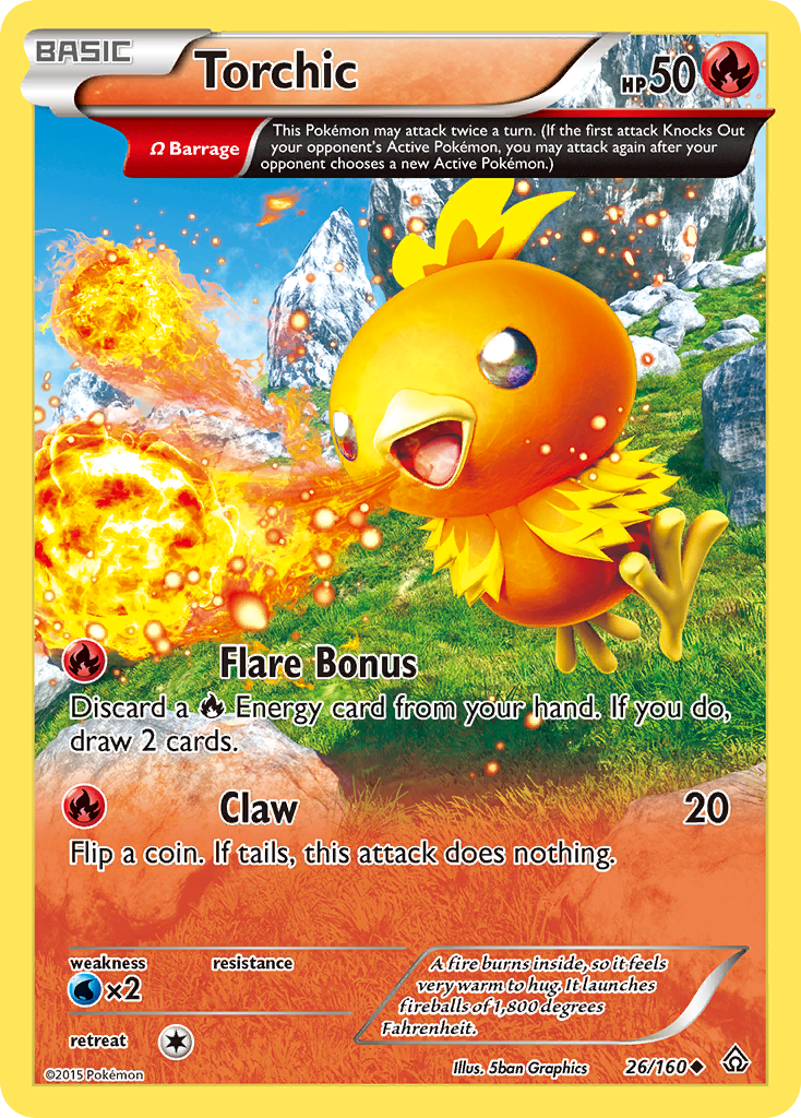 Torchic (26/160) [XY: Primal Clash] | Galactic Gamez