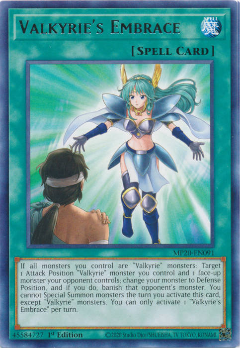 Valkyrie's Embrace [MP20-EN091] Rare | Galactic Gamez