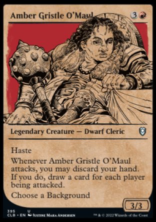 Amber Gristle O'Maul (Showcase) [Commander Legends: Battle for Baldur's Gate] | Galactic Gamez