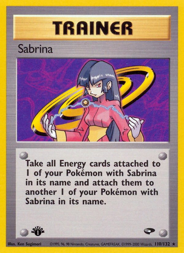 Sabrina (110/132) [Gym Challenge 1st Edition] | Galactic Gamez