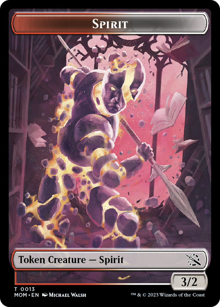 First Mate Ragavan // Spirit (13) Double-Sided Token [March of the Machine Tokens] | Galactic Gamez