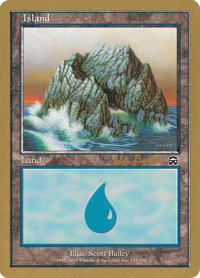 Island (ab337a) (Alex Borteh) [World Championship Decks 2001] | Galactic Gamez