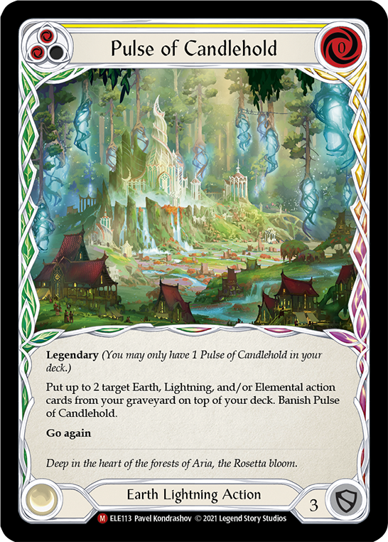 Pulse of Candlehold [ELE113] (Tales of Aria)  1st Edition Cold Foil | Galactic Gamez